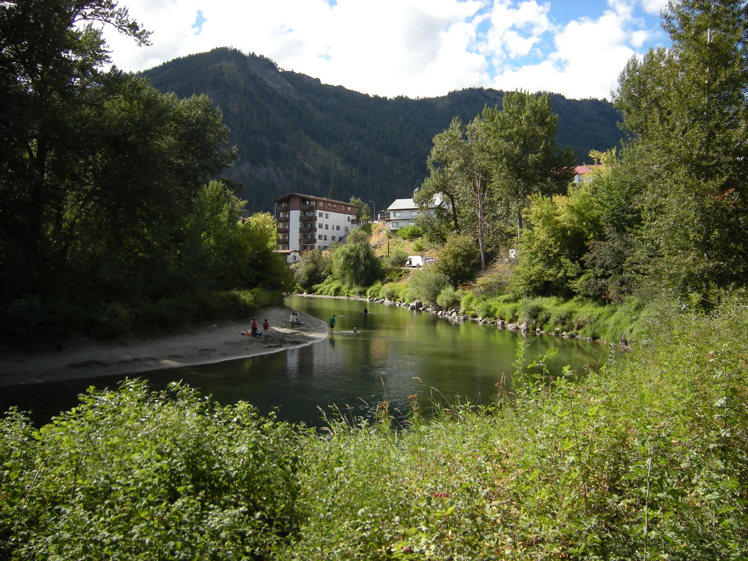 The Wenatchee River at Leavenworth Riverfront Park
